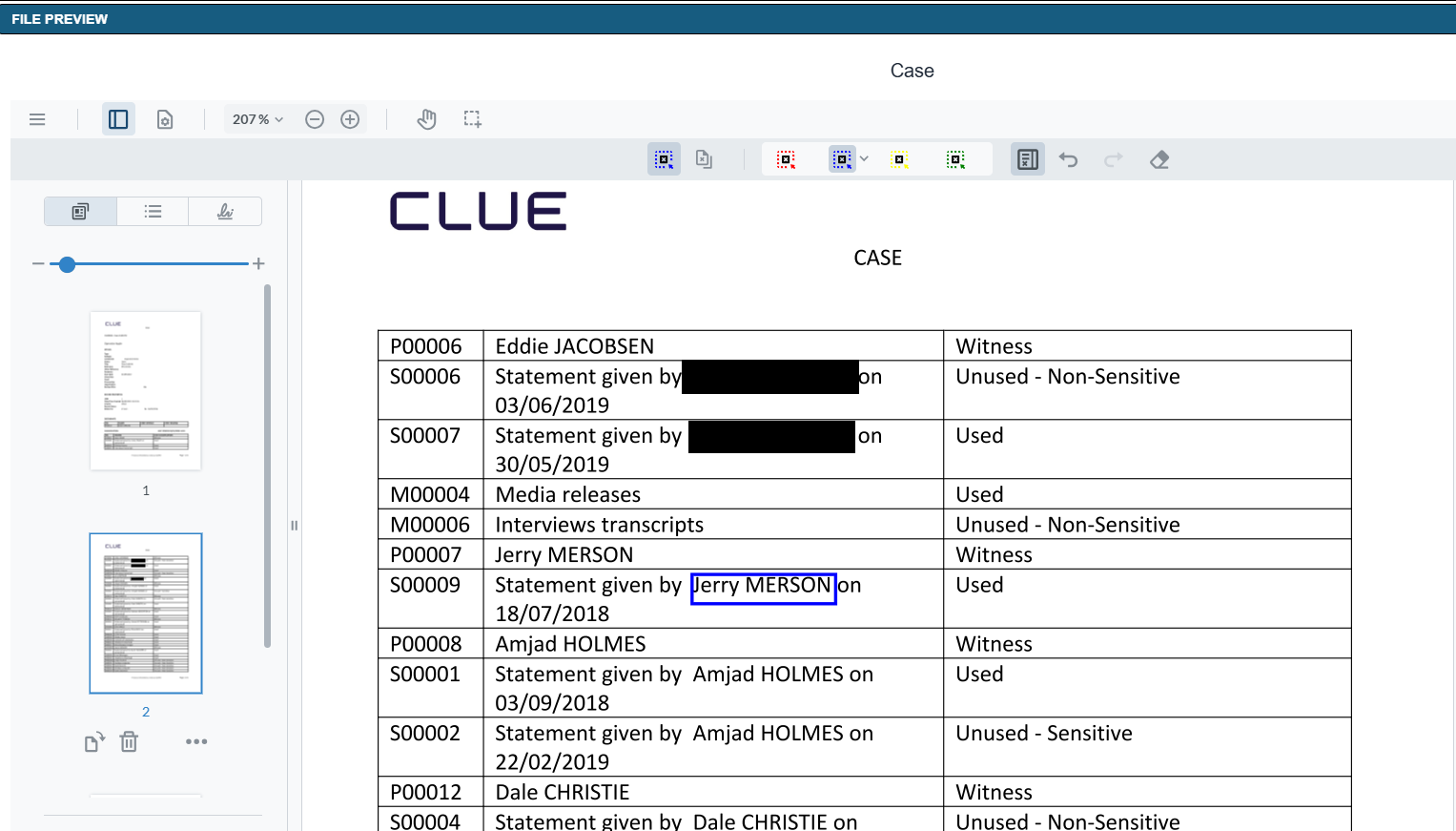 Clued Up: Exploring Redaction in Clue with our user community